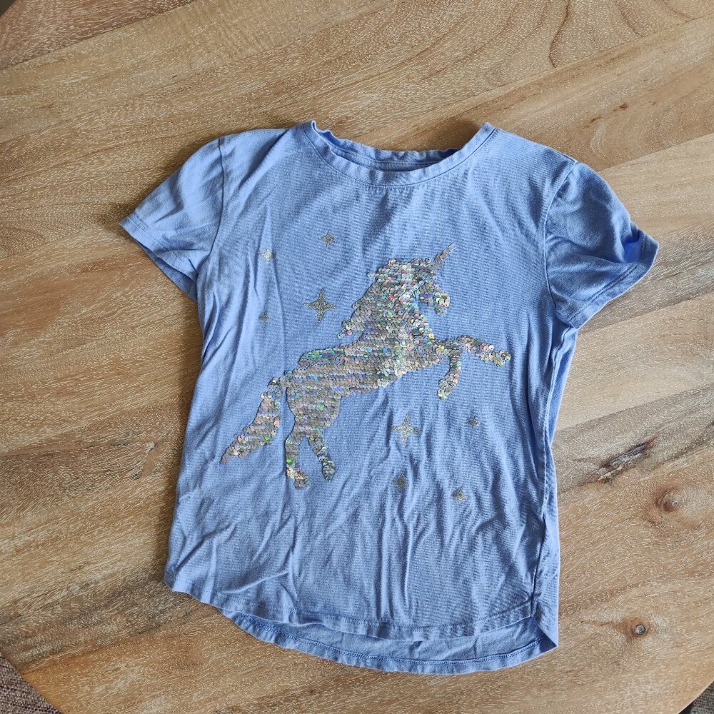 GAP Organic Cotton Unicorn Flip Shirt